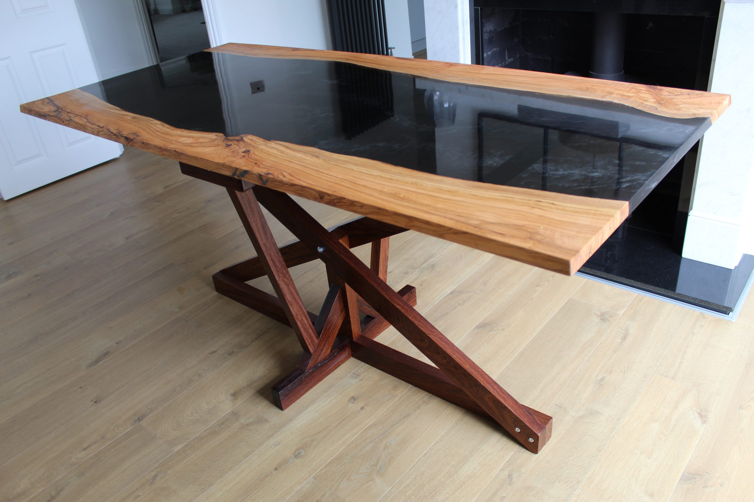 High Dining Table Resin River